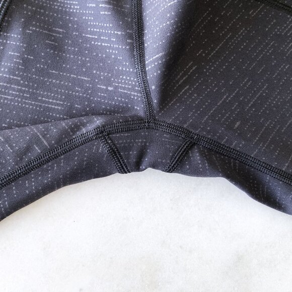 NWOT! New Lululemon Time To Sweat leggings / tights crop 23" (code emboss black) - Picture 10 of 14
